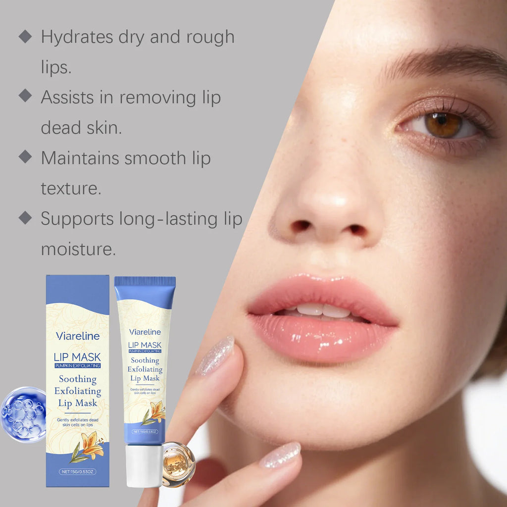 VIARELINE Lip Nourishing Mask Deep Hydration Exfoliate Brighten Skin Relieve Dryness Prevent Cracking Maintenance Lip Sooth Mask Oasis Select