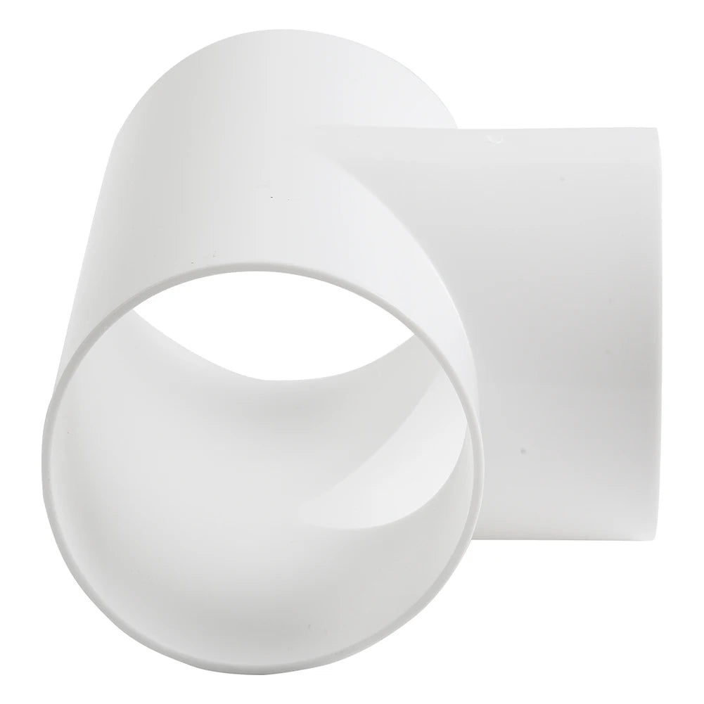 100mm T/Y Connector Duct Connector Quick Ventilation Tube Joint Coupler 3 Ways Splitter Pvc Extractor Fittings Oasis Select