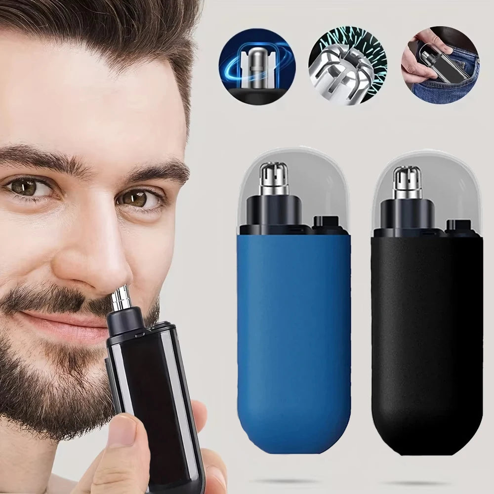 Heinast 2-in-1 Rechargeable Nose & Ear Hair Trimmer USB-C