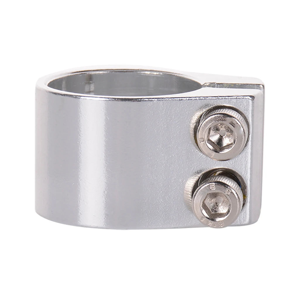 Brand New Seatpost Clamp 1 Pcs Accessories Black/silver Double Layer Easy To Install For 31.8mm/34.9mm Diameter Oasis Select silver