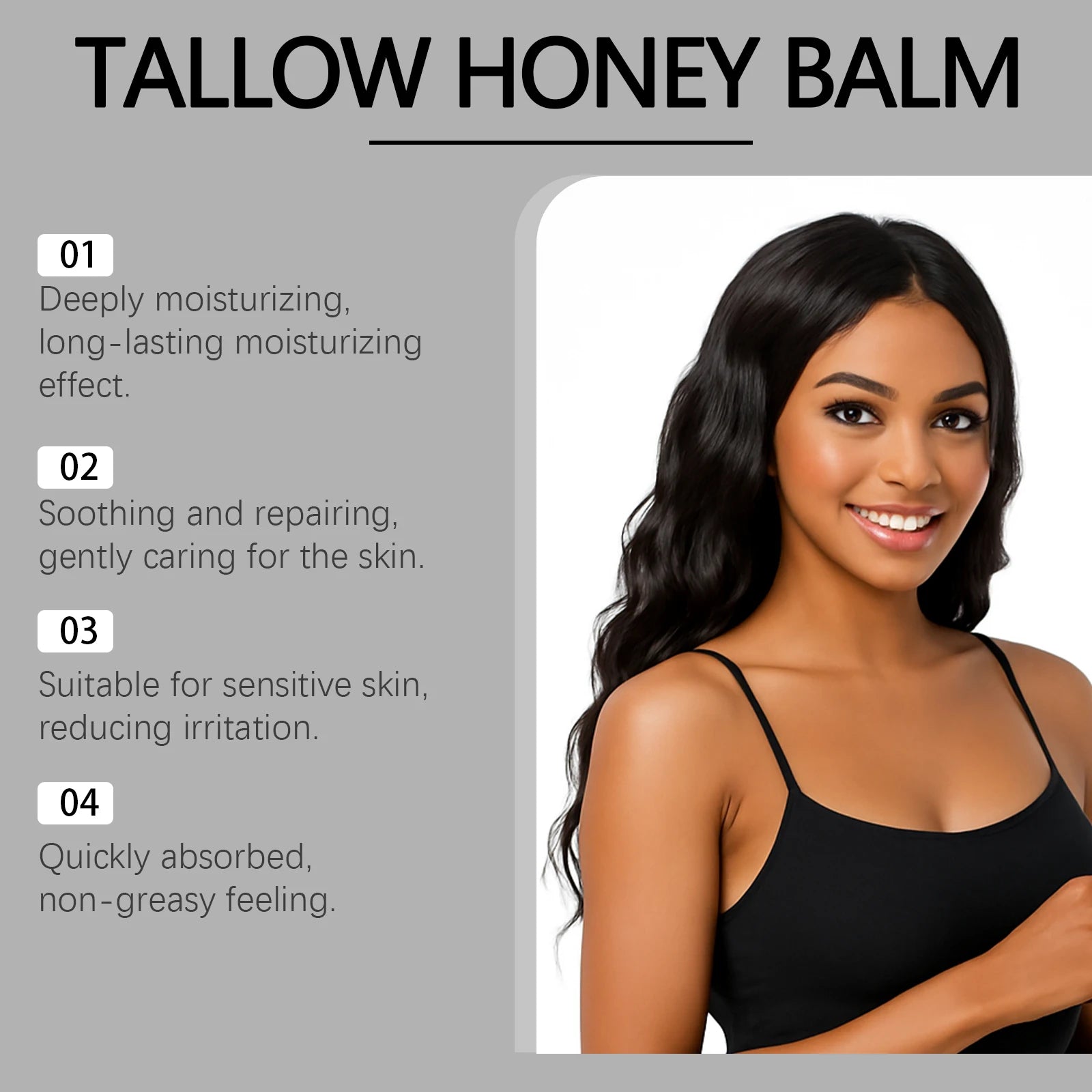 Tallow Honey Face & Body Cream – Deep Moisture Sensitive Skin Face & Body Cream Oasis Select