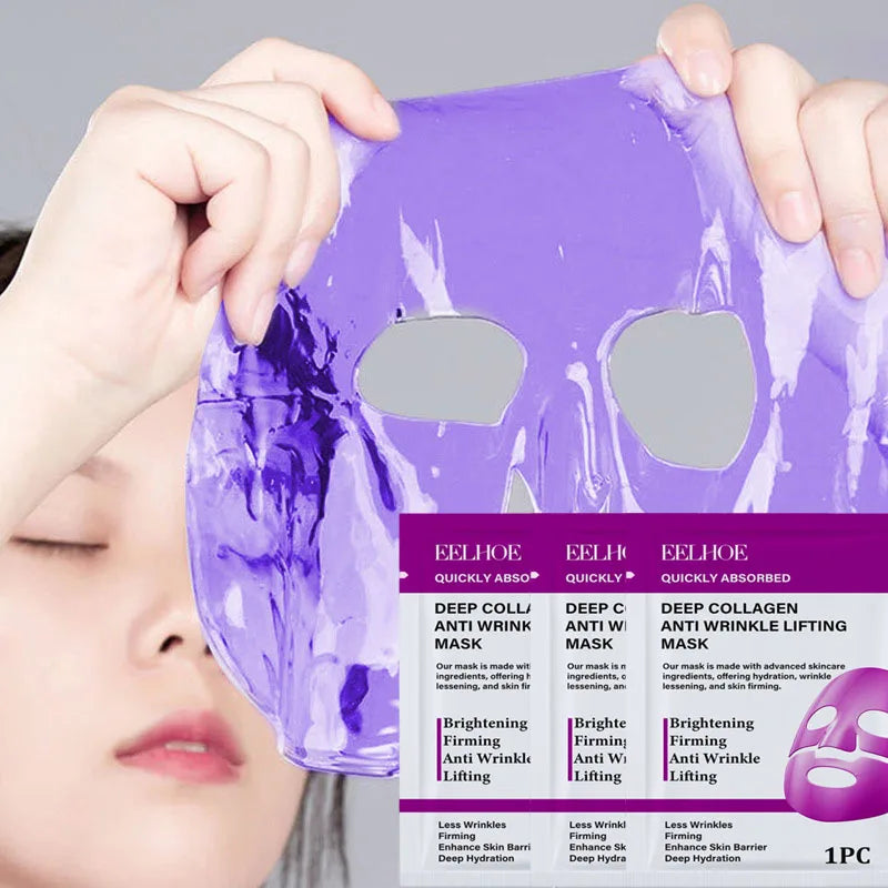 Hoygi Collagen Facial Mask – Hydrating, Firming & Brightening Collagen Facial Mask Oasis Select