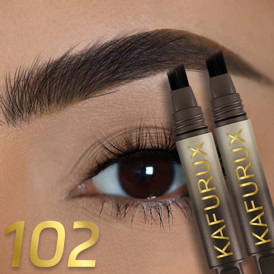 KAFURUX 3D Microblade Eyebrow Dye Cream – Waterproof & Long-Lasting