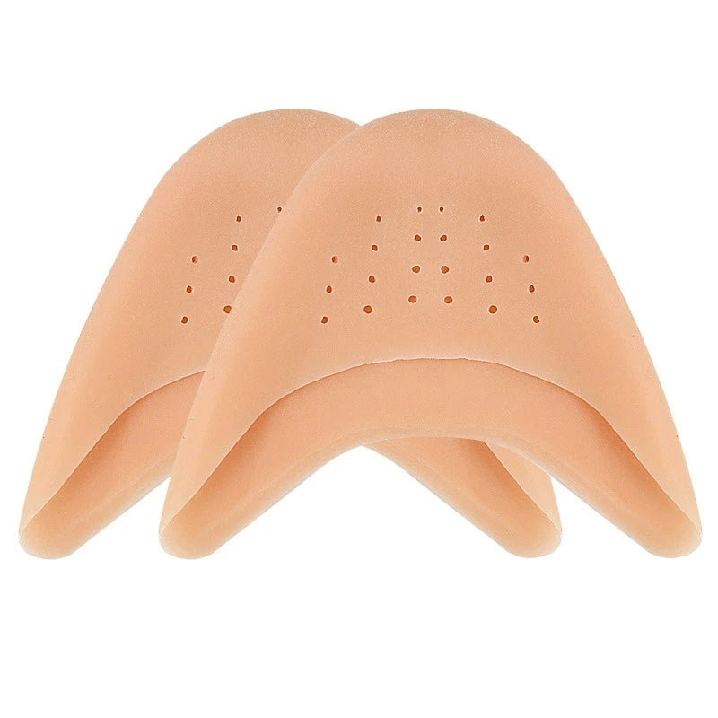Silicone Gel Toe Pads for Ballet Pointe Dance Shoes – 2 Pack Toe Cushion Pads Oasis Select Meat color