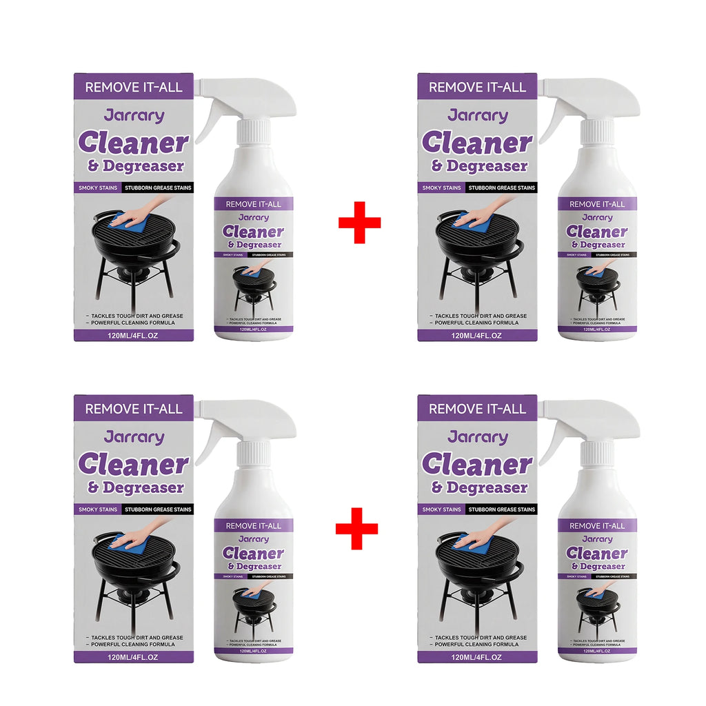 BBQ Grill Cleaner for Stubborn Grease & Smoky Stains Removal Restores Shine Multi-purpose BBQ Grill & Kitchen Cleaner Spray Oasis Select Mint