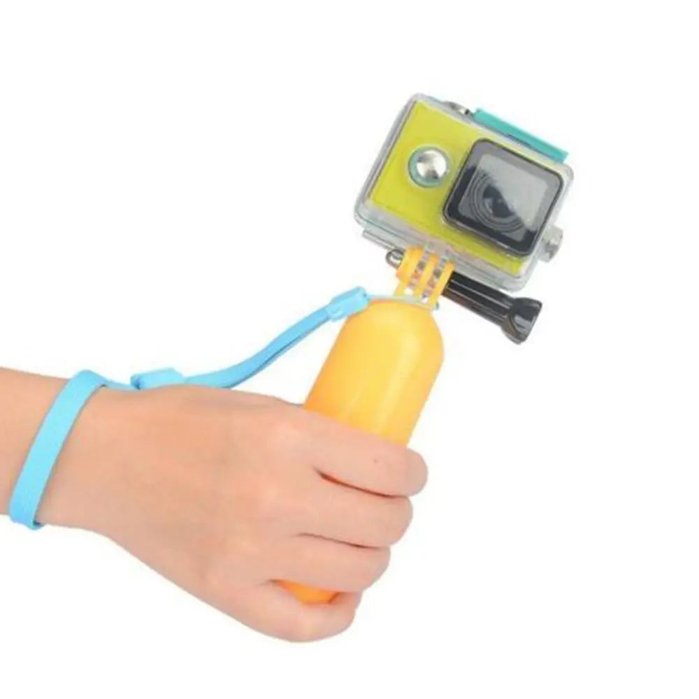 Go Pro Accessories Yellow Water Floating Grip Monopod Handle Tripod For Gopro Hero 11 10 9 8 7 6 5 4 for Dji action Oasis Select