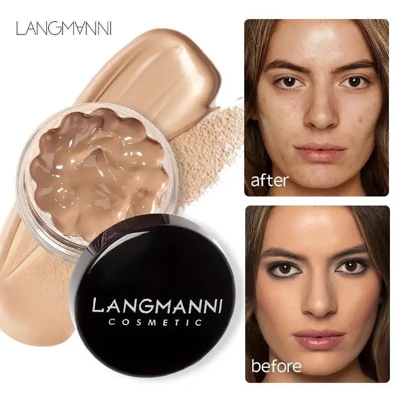 Langmanni Full Coverage Liquid Concealer – Matte & Waterproof