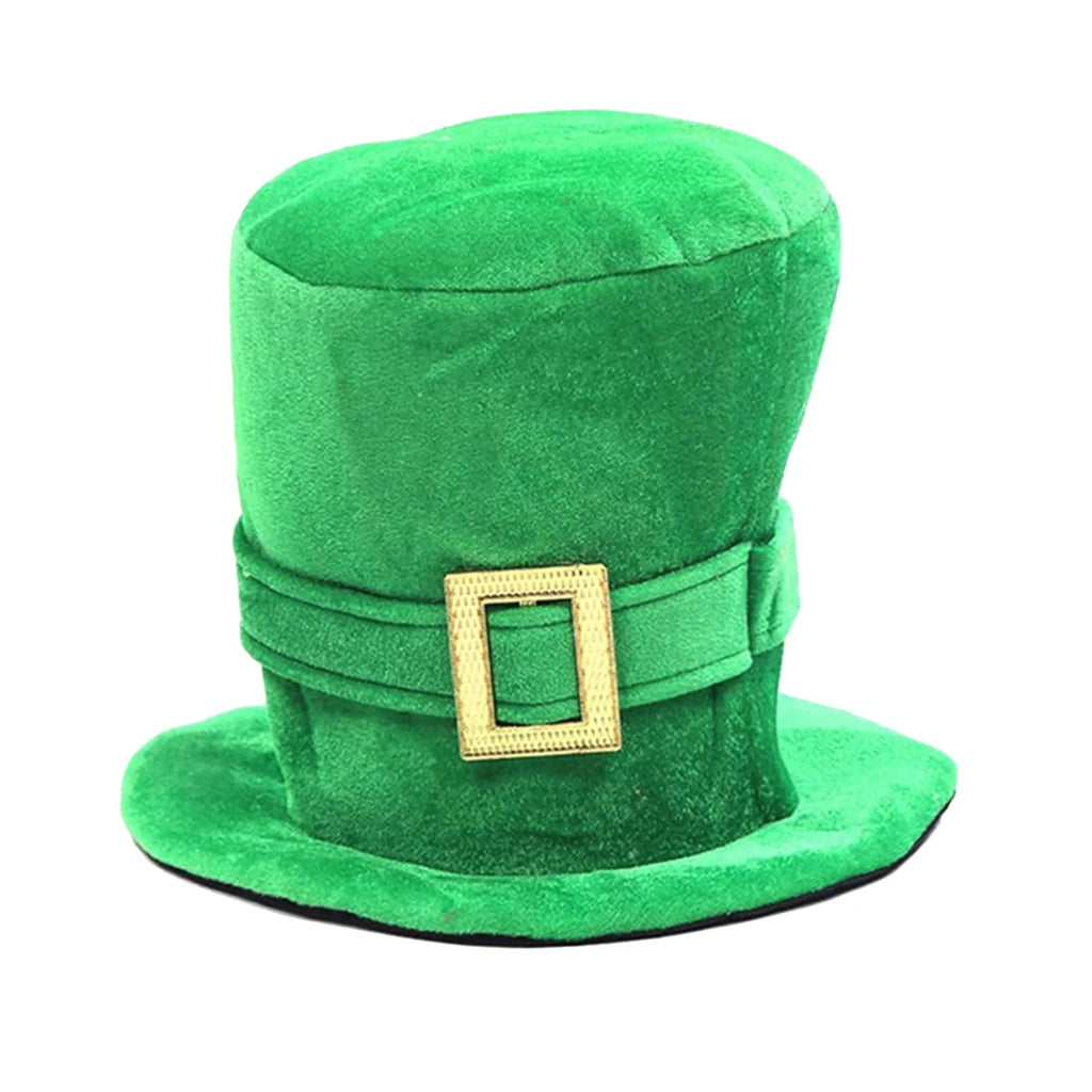 Green Leprechaun Stovepipe Hat – St. Patrick's Day Irish Top Hat Costume Hat Oasis Select H One Size