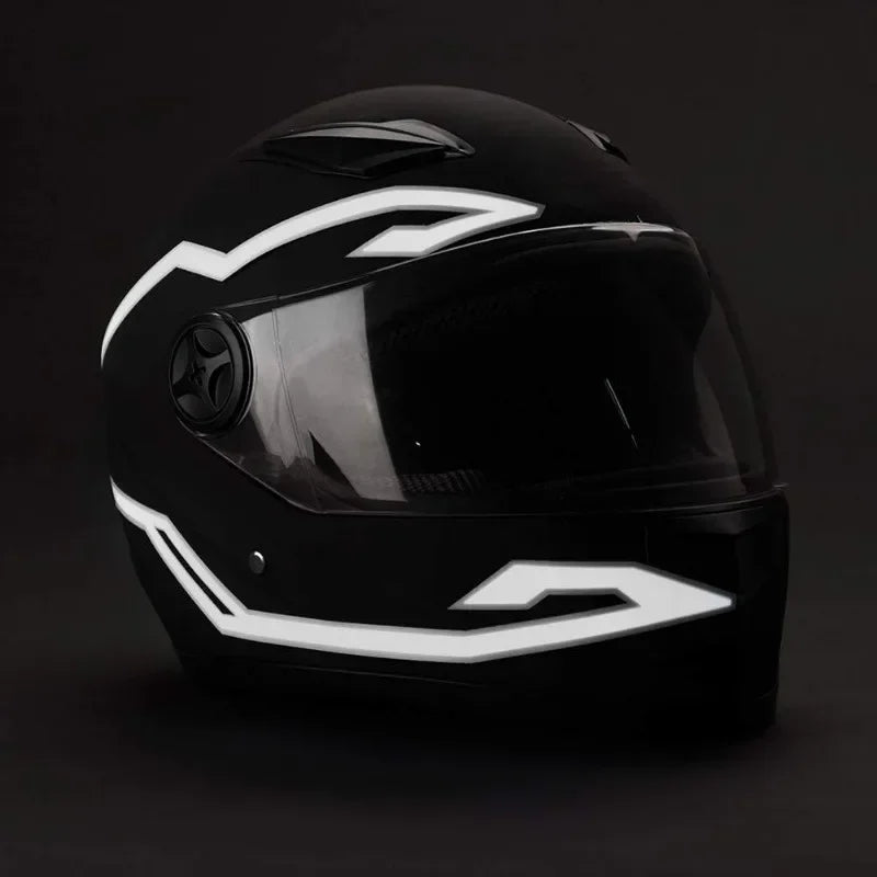 New Motorcycle Helmet Light 4 in 1 EL Light 3 Mode Led Helmet Light Night Riding Signal Helmet Strip Decoration Accessories Kit Oasis Select