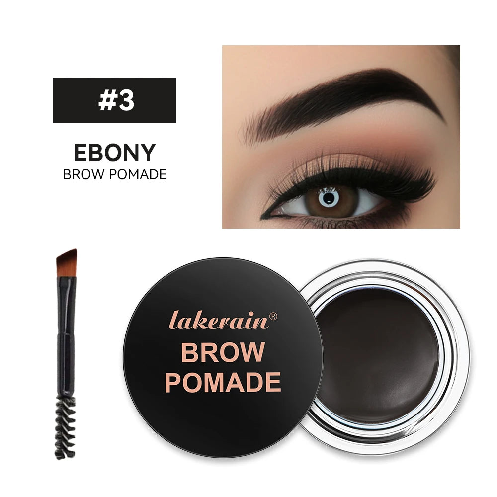 Wild Eyebrow Cream Smooth Styling Eyebrow Pomade Setting Eyebrow Wax Smudge Proof Eyebrow Dye Cream Oasis Select 3Add a brush