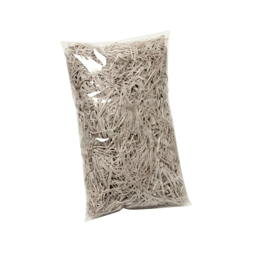 200g Shredded Paper Gift Filler – Baskets, Wedding & Party Gift Basket Filler Oasis Select Gray 200g