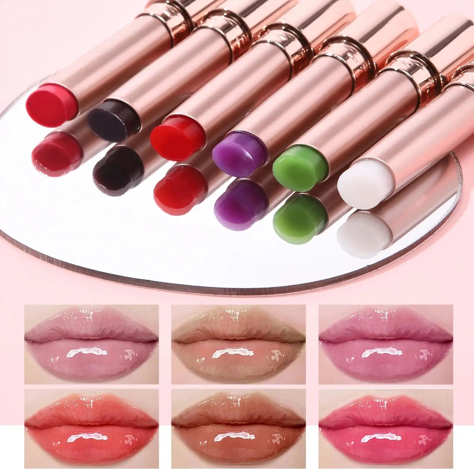 Hyaluronic Acid Lip Balm Overnight Sleeping Mask | 6 Colors Lip Balm & Mask Oasis Select