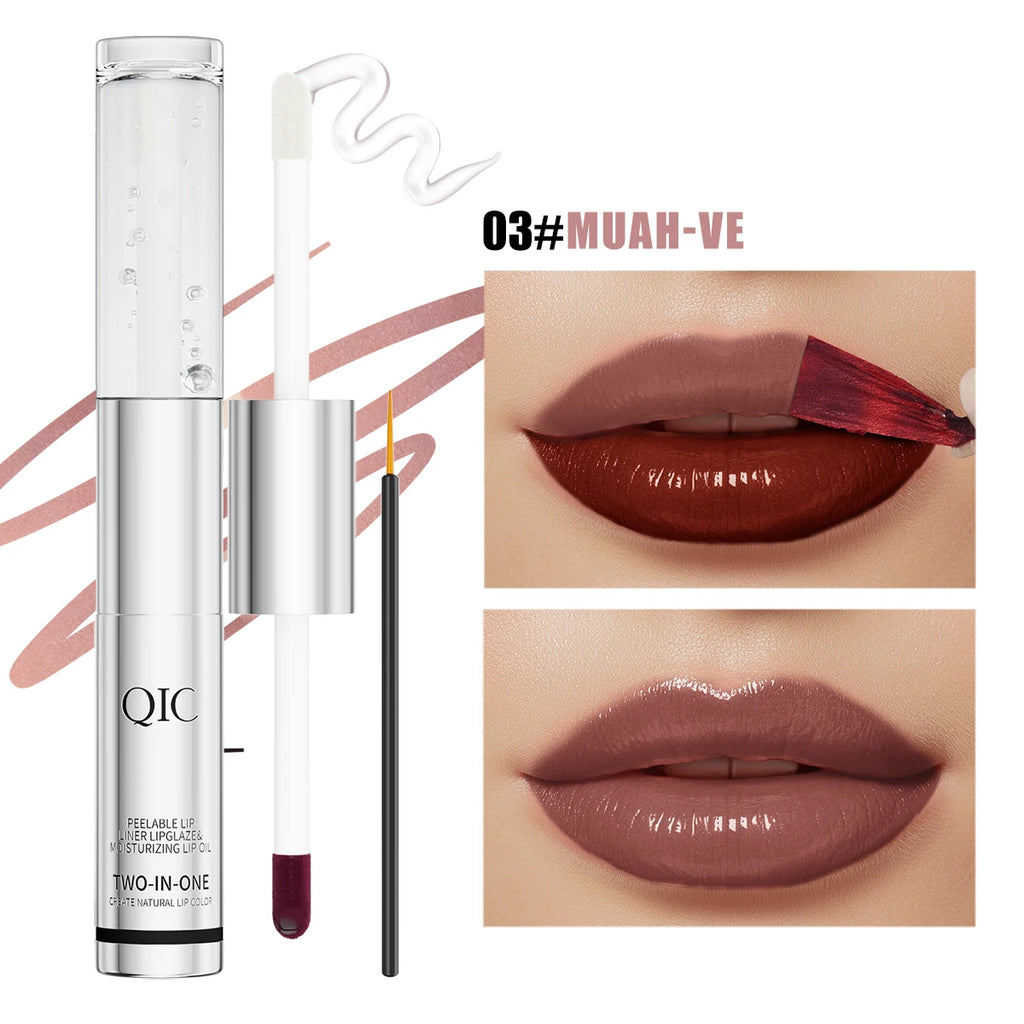 QIC Peel-Off Lip Tint | Waterproof Matte Long-Lasting Lip Stain