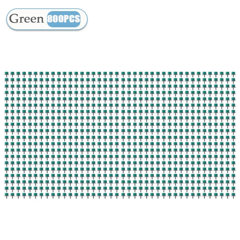 50-800PCS Adjustable 8 Hole Red Cap Drip 360 Degree Watering Adjustable for Garden Watering Pipe System Anti Clogging Dripper Oasis Select Green-800PCS