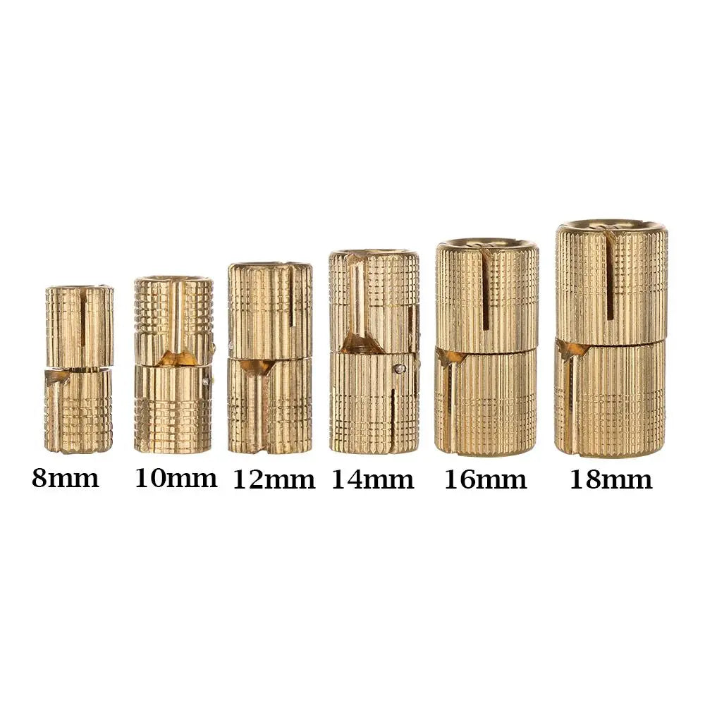 Invisible Cylindrical Brass Hinge | Concealed Cabinet Door Hinge