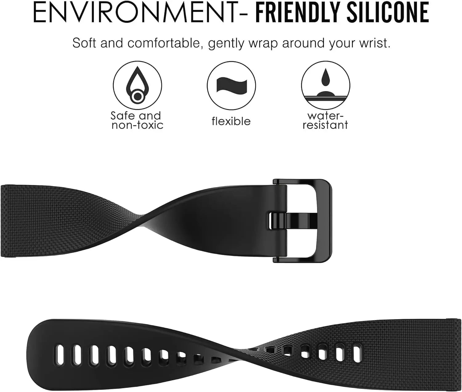 Silicone Watch Band 18/20/22mm – Garmin, Amazfit, Samsung & More Silicone Watch Band Oasis Select