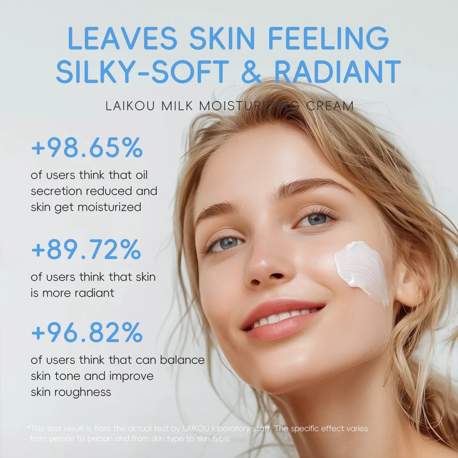 Milk Moisturizing Cream, Hydrating Face Cream for Dry Skin, Nourishing & Smoothing, Day & Night Use, for Men and Women 25g Oasis Select