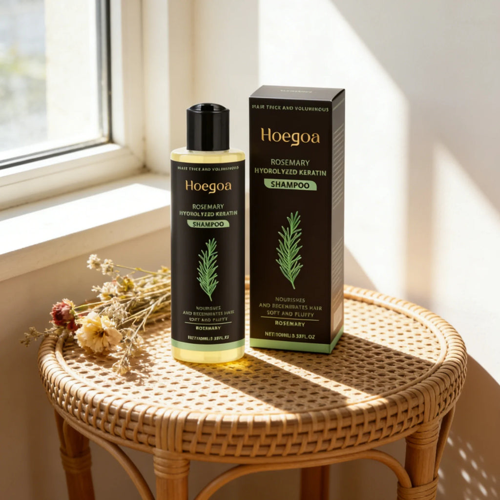 Hoegoa Rosemary Keratin Shampoo – Anti-Frizz & Hair Repair Keratin Hair Shampoo Oasis Select