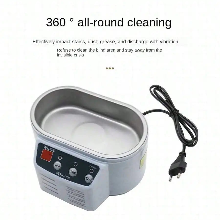 30/50W Ultrasonic Cleaner Sonicator Bath 40Khz Degas For Home Watches Contact Lens Glasses Cleaner Machine Teeth Makeup Razor Oasis Select