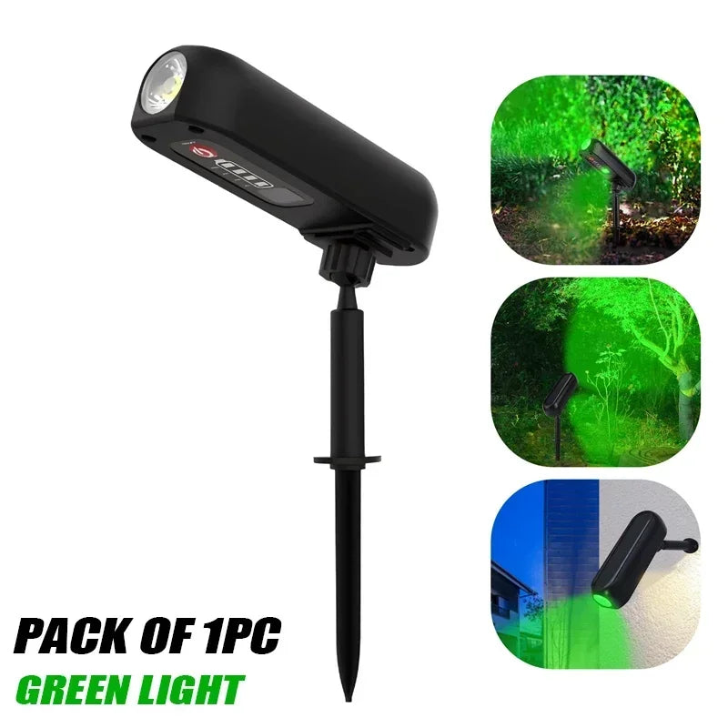 Solar LED Garden Spotlight IP65 Waterproof | Lawn & Pathway Light