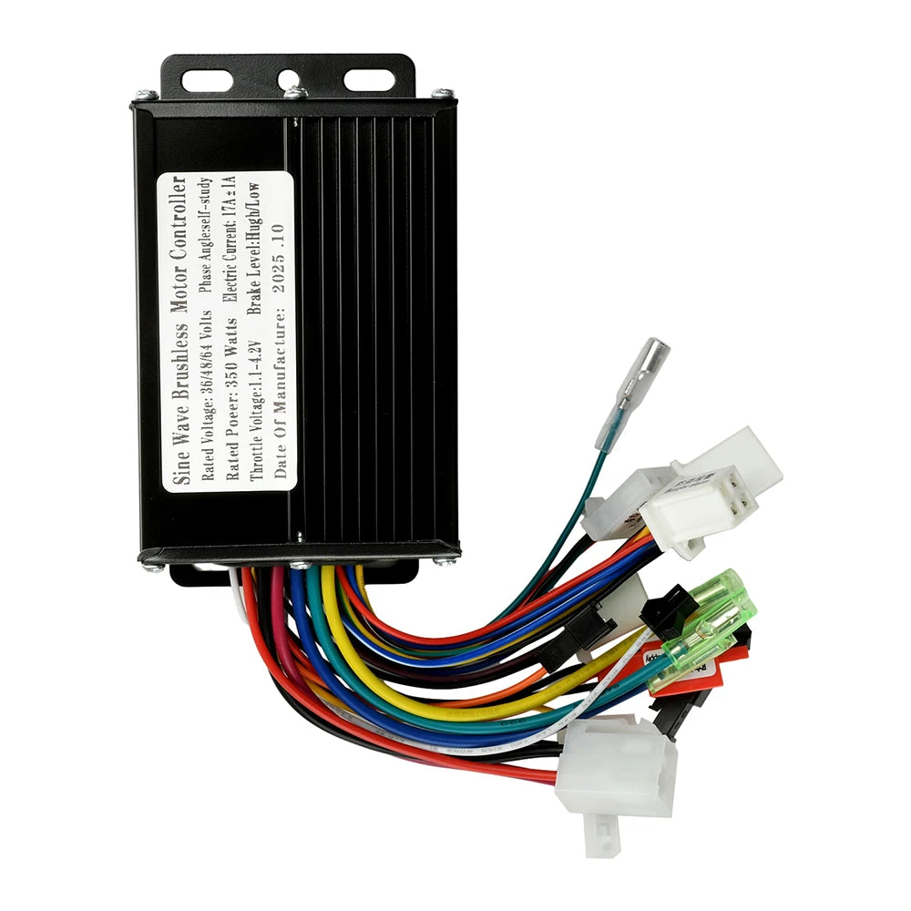 36/48V Electric Bicycle 350W Brushless DC Motor Controller Regulator Speed Controller for Bicycle Scooter Accessories Oasis Select Sine wave