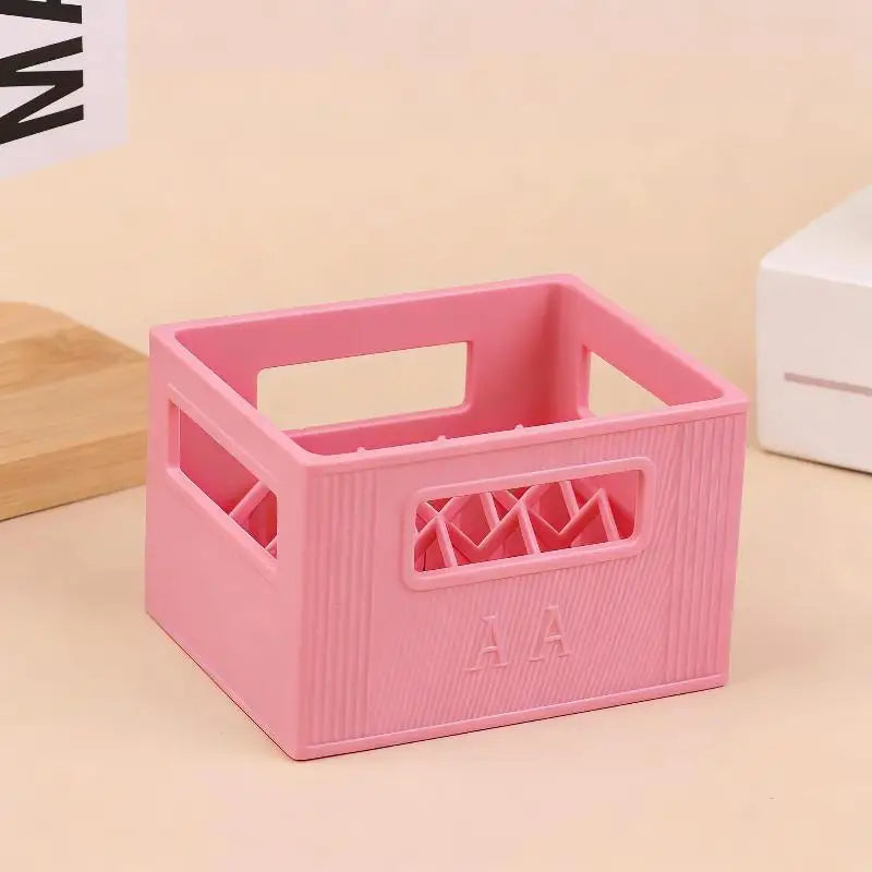1Pcs 30/20 Compartments 3D Printed Beer Crate Shaped Battery Storage Box Stackable Desktop Organizer Battery Holder Container Oasis Select A3