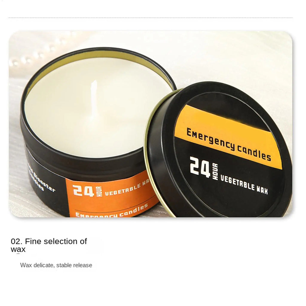 4Pcs Emergency Candles No Electricity Lighting Power Outages Windproof Prevention Emergency Supplies For Household Outdoor Oasis Select