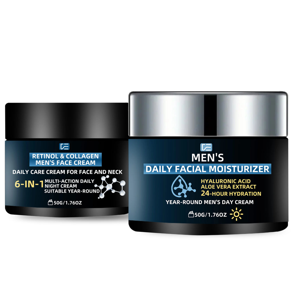 veérenae Men's Day & Night Moisturizing Cream Set | 2pcs