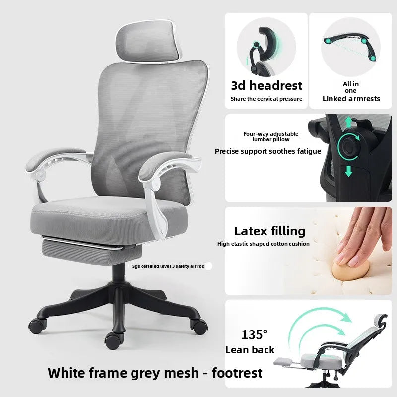 Comfortable computer chair Office chair Ergonomic chair Office chair Lifting reclining chair Oasis Select Red