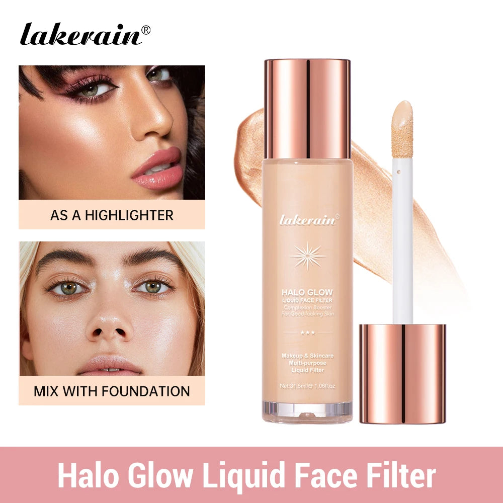 Bronzer Facial Gloss Liquid Highlighter Permanent Setting Contouring Liquid Moisturizes Soothes Long-lasting Effect Face Filter Oasis Select