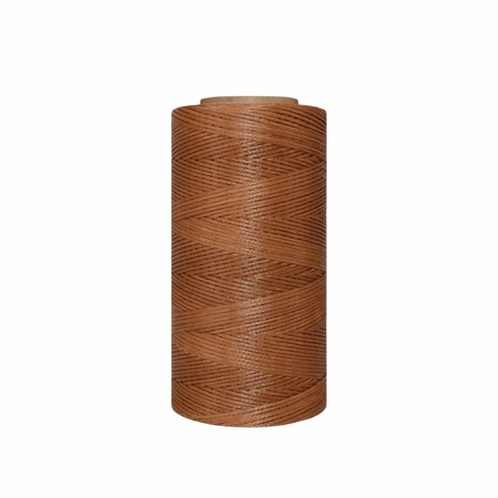 150D Waxed Leather Sewing Thread 0.8mm 260M Hand Stitching Leather Craft Thread Oasis Select Brown