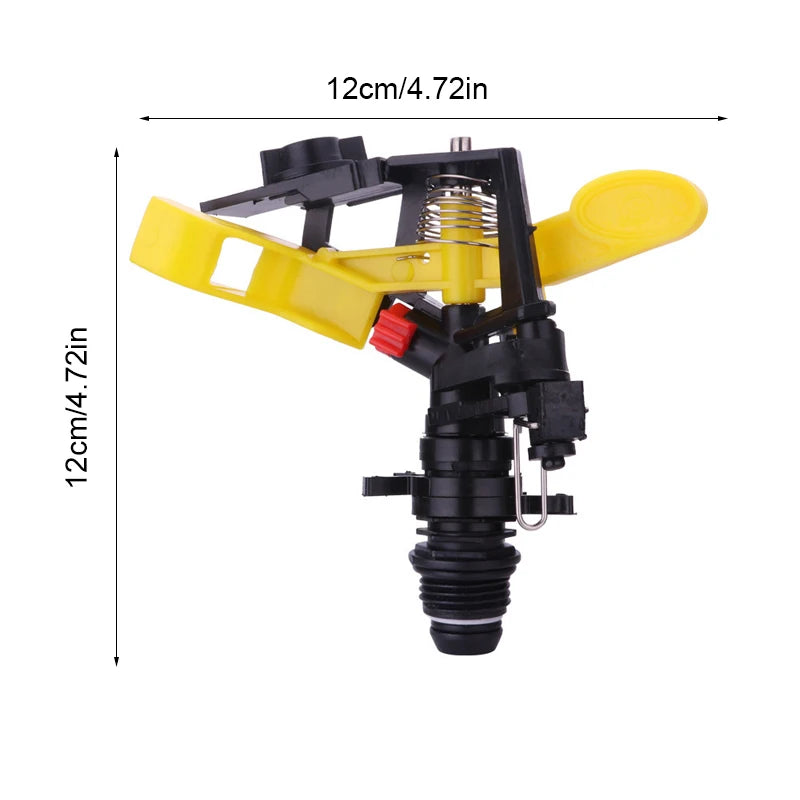 1Piece 1/2" 3/4" Male Thread 360 Degree Rotatable Plastic Sprinklers Rocker Nozzles For Garden Farm Drip Irrigation Sprinklers Oasis Select