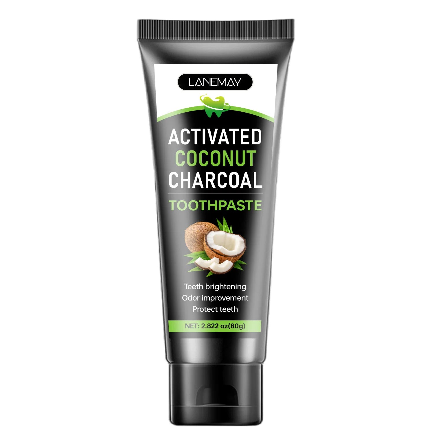Activated Charcoal Toothpaste – Whitening & Fresh Breath 80g Whitening Toothpaste Oasis Select 80g