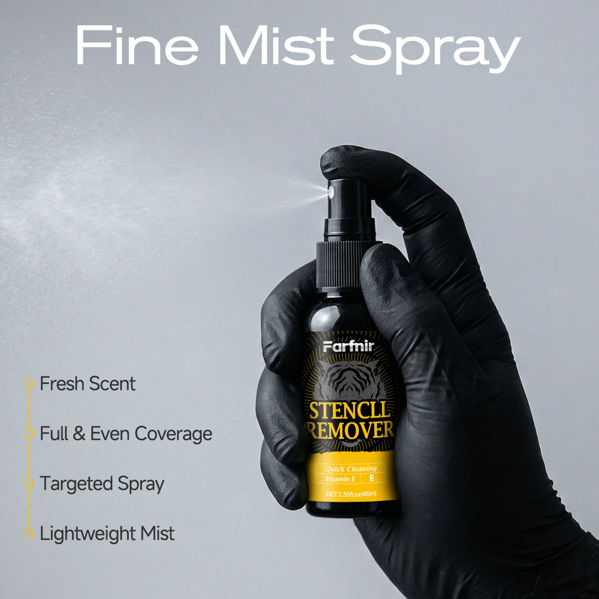 STEINCLL REMOVER is suitable for removing pattern stencils on the skin, spray remover, suitable for all skin types Oasis Select