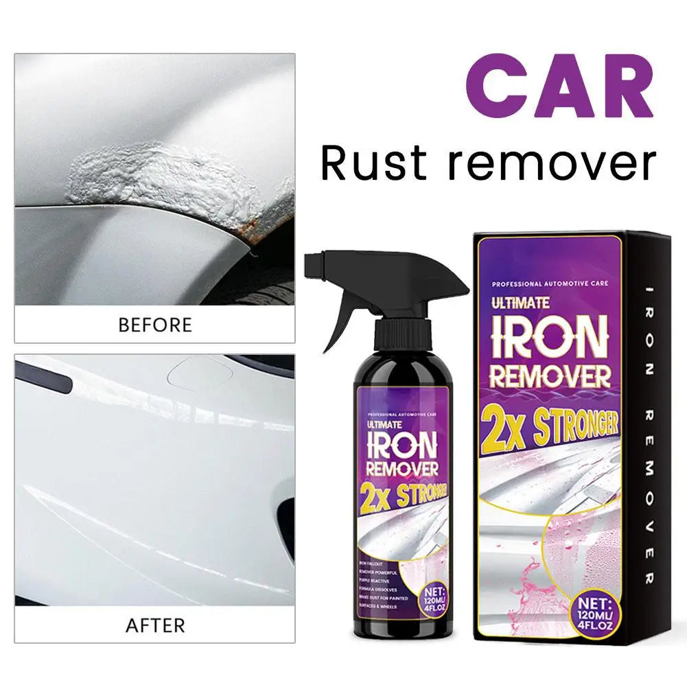 NEW Rust Remover Spray Powerful Removes Metal Oxide Anti Rust for All Metal Professional Auto Care Fast Acting Oasis Select