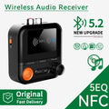 NFC Bluetooth Audio Receiver 5 EQ Modes Support TF Card Playback 3.5mm AUX R/L RCA Stereo HIFI Music Wireless Adapter With Mic Oasis Select BR05SE Receiver None