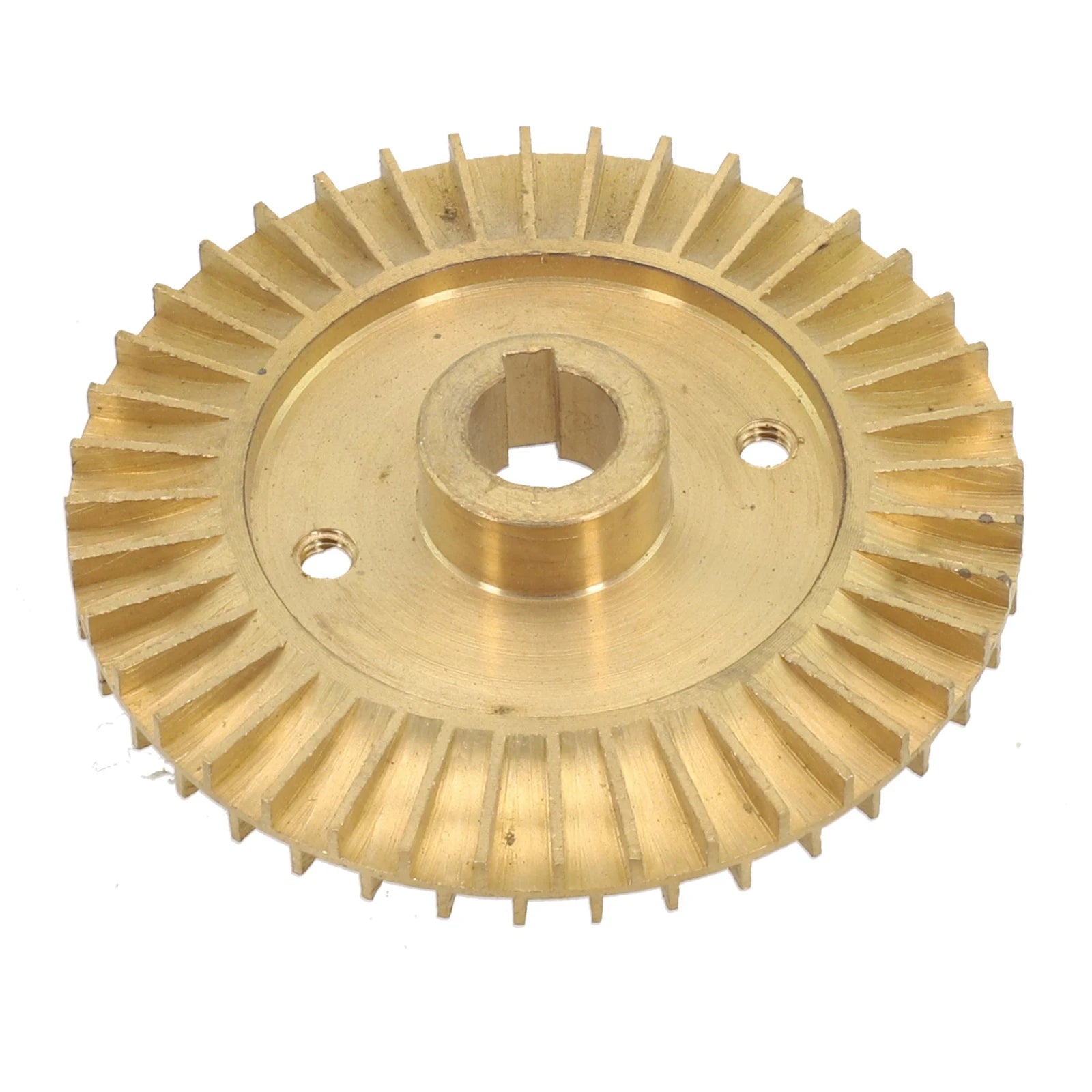 Brass Water Pump Impellers Backward Curved Vanes Self-priming Pump Double-sided Copper Pump Impeller Oasis Select