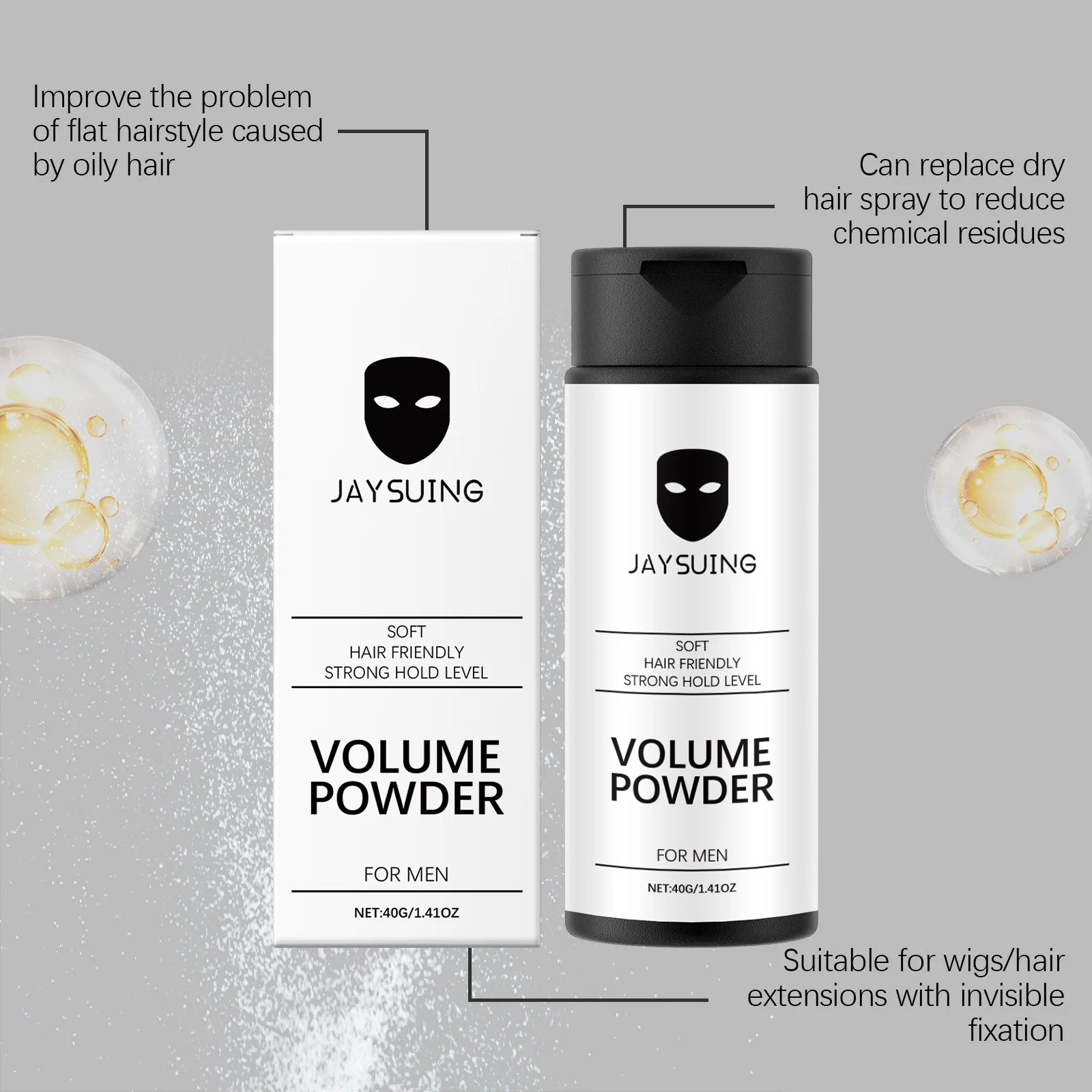 Jaysuing Hair Volume Powder – Instant Root Lift & Texture 40g Hair Volume Powder Oasis Select