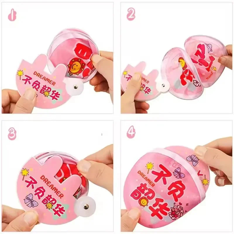 1-20PCS Mini Handheld Folding Fan with Handle Cute Portable Chinese Style Summer Cooling Gift for Travel Outdoor Party Essential Oasis Select