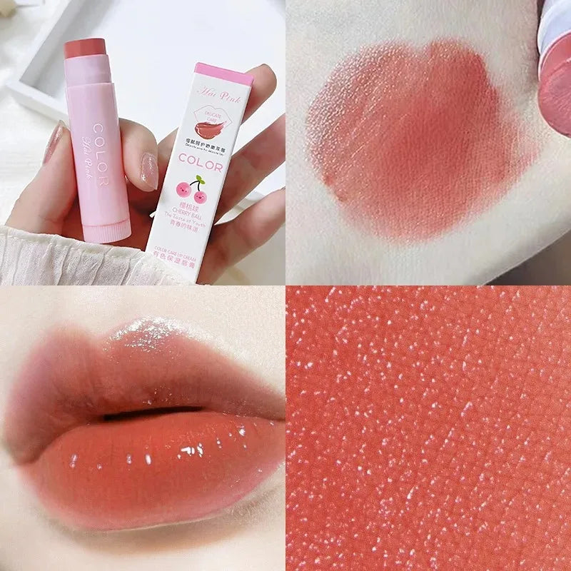 Moisturize Lip Balm Lipstick Hydrate Cute Girl Plump Lip Water Light Lip Glaze Makeup Korean Lipstick Cosmetic 3 Colors Beauty Oasis Select