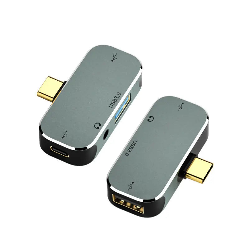  USB C Type-C Docking Station HUB3.55mm Jack Multi-function Converter PD100W USB3.0/USB2.0/USB3.1 HDMI-Compatible USB Extender Oasis Select