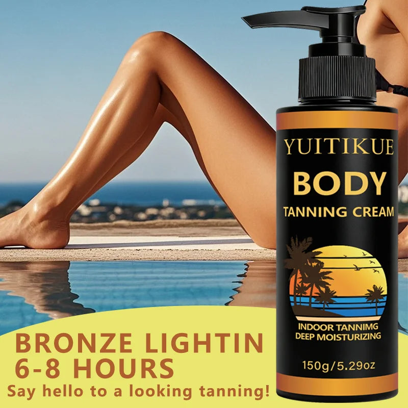 YUITIKUE Indoor Self-Tanning Lotion – Natural Dark Bronzer 150g