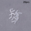 10/20/50Pcs Bead Chain Anti-lost Cover Pendant Chain Protective Cover Prevent Bag Ornament From Falling Off Oasis Select Transparent 20pcs