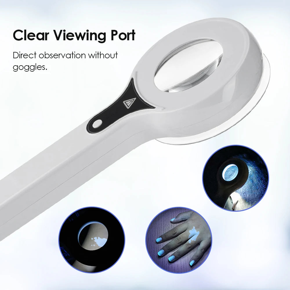 Wood's Lamp UV Skin Analyzer – 3x Magnifying LED Beauty Tool
