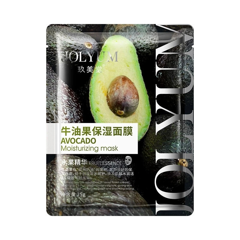Fruit Face Sheet Masks 6-Pack – Hydrating & Anti-Aging Skincare Face Sheet Mask Oasis Select