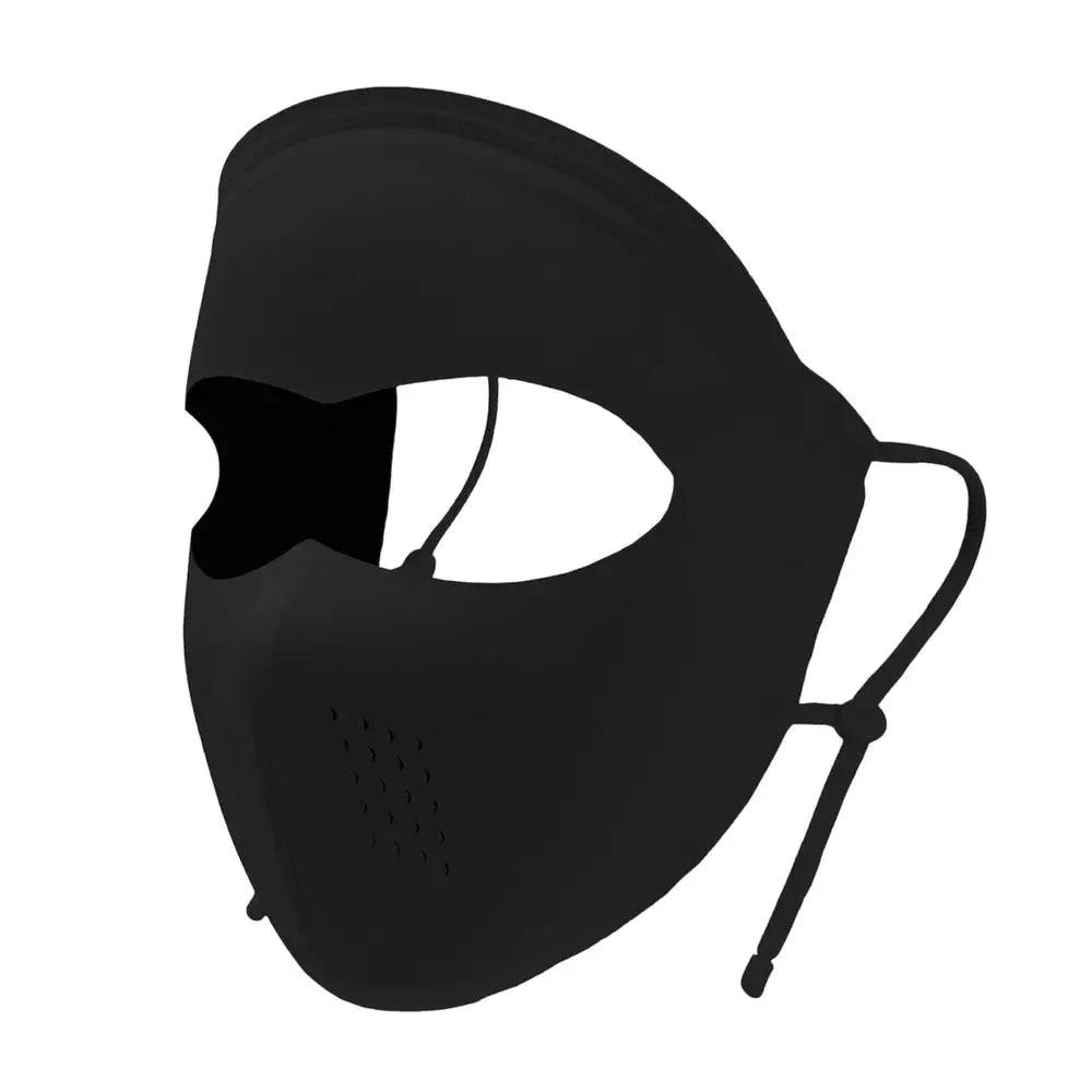 UV Protection Face Mask Sunscreen Full Face Sun Mask for Outdoor Running Cycling Breathable Cooling Sports Anti-UV Facemask Oasis Select Black