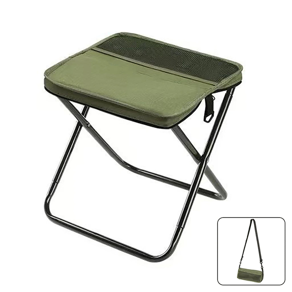 Portable Folding Camping Stool with Carry Bag | 265 lb
