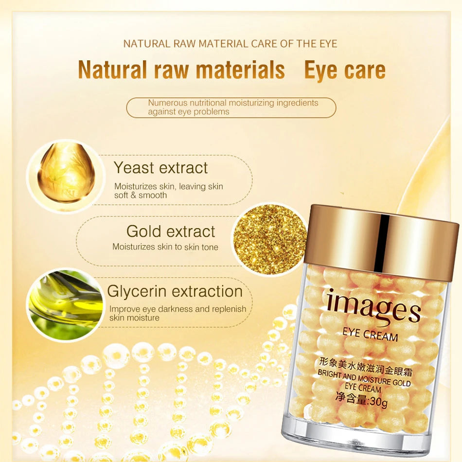 Gold Eye Cream – Hydrating & Anti-Wrinkle Formula | 30g Eye Cream Oasis Select