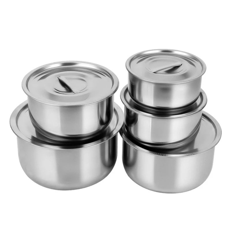 Stainless Steel Soup Pot Stock Pot Set With Lid Kitchenware Stew Pot Cooking Tools Cookware Oasis Select