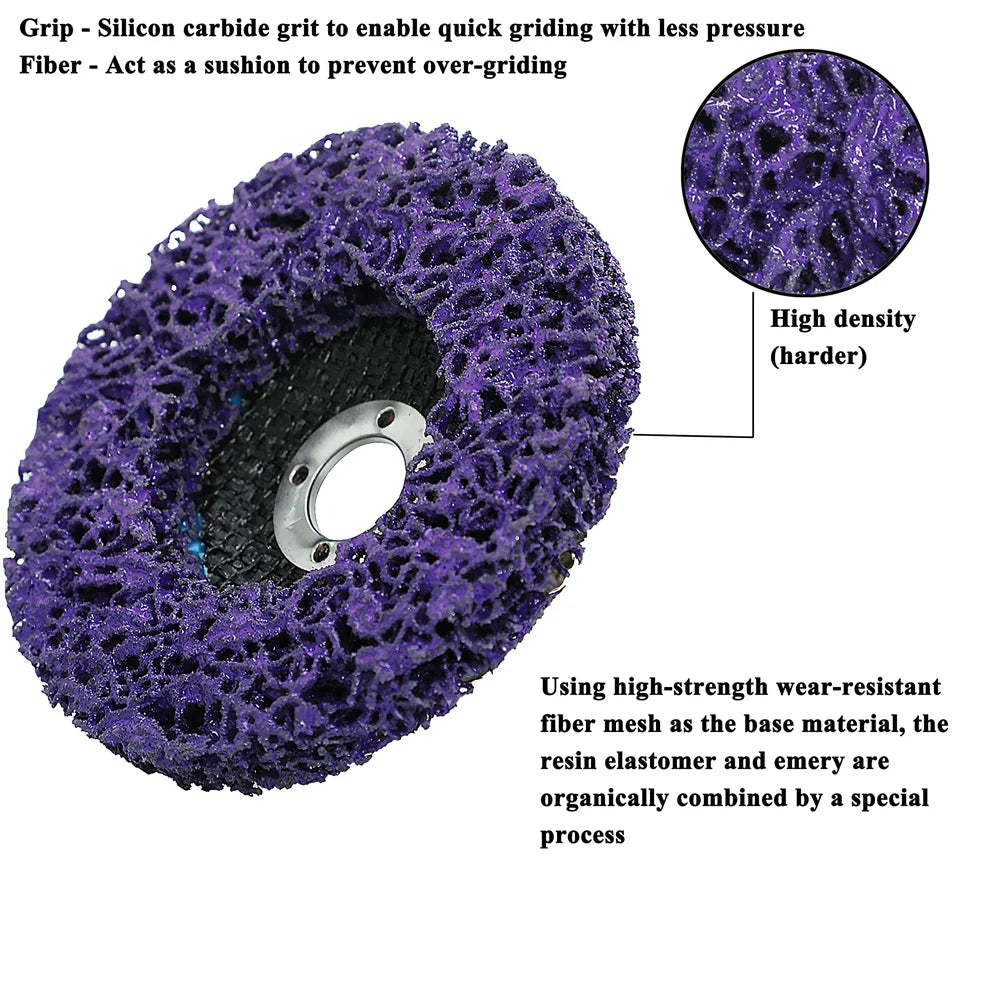 3pcs Diamond Grinding Wheel Flip Disc Grinding Tools Rust Removal Polishing Wheel Angle Grinder Accessories 100/115/125mm Oasis Select